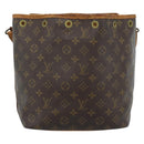 LOUIS VUITTON Monogram Petit Noe Umhängetasche M42226 LV Auth BA13450-13