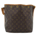 LOUIS VUITTON Monogram Petit Noe Shoulder Bag M42226 LV Auth BA13450-3