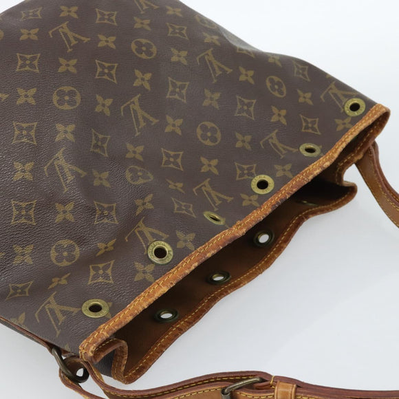LOUIS VUITTON Monogram Petit Noe Shoulder Bag M42226 LV Auth BA13450