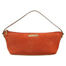 GUCCI Hand Bag Suede Orange Gold 039 1103 Auth BA13451-13
