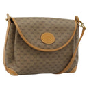 GUCCI Micro GG Supreme Schoudertas PVC Beige Goud 001 099 4084 Auth BA13452-1