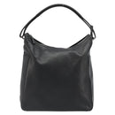 GUCCI Shoulder Bag Leather Black Silver 001 3770 Auth BA13453-13