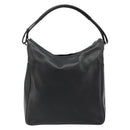 GUCCI Shoulder Bag Leather Black Silver 001 3770 Auth BA13453-2