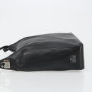 GUCCI Shoulder Bag Leather Black Silver 001 3770 Auth BA13453-4