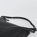 GUCCI Shoulder Bag Leather Black Silver 001 3770 Auth BA13453-8