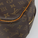 LOUIS VUITTON Monogram Trouville Hand Bag M42228 LV Auth BA13457-9
