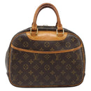 LOUIS VUITTON Monogram Trouville Hand Bag M42228 LV Auth BA13457-13