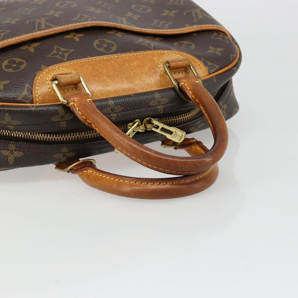 LOUIS VUITTON Monogram Trouville Hand Bag M42228 LV Auth BA13457