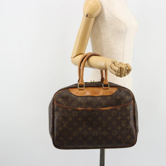 LOUIS VUITTON Monogram Deauville Hand Bag M47270 LV Auth BA13458