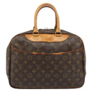 LOUIS VUITTON Monogram Deauville Hand Bag M47270 LV Auth BA13458-13