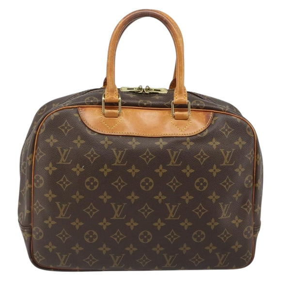 LOUIS VUITTON Monogram Deauville Hand Bag M47270 LV Auth BA13458