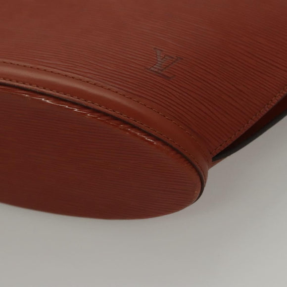 LOUIS VUITTON Epi Saint Jacques Hand Bag Brown M52263 LV Auth BA1346