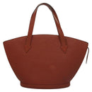 LOUIS VUITTON Epi Saint Jacques Hand Bag Brown M52263 LV Auth BA1346-13