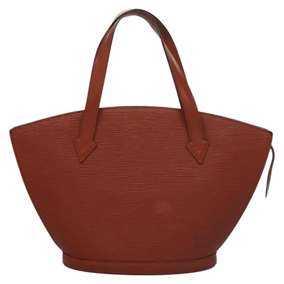 LOUIS VUITTON Epi Saint Jacques Hand Bag Brown M52263 LV Auth BA1346