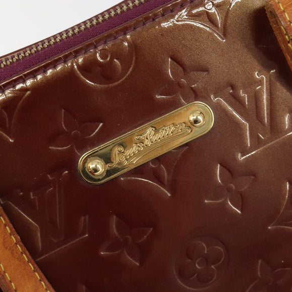 LOUIS VUITTON Monogram Vernis Bellevue GM Tote Bag Violet M93588 LV Auth BA13461