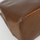 LOUIS VUITTON Monogram Vernis Reade PM Hand Bag Bronze M91146 LV Auth BA13463-15