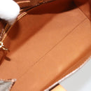 LOUIS VUITTON Monogram Vernis Reade PM Hand Bag Bronze M91146 LV Auth BA13463-11