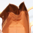LOUIS VUITTON Monogram Vernis Reade PM Hand Bag Bronze M91146 LV Auth BA13463-19