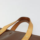 LOUIS VUITTON Monogram Vernis Reade PM Hand Bag Bronze M91146 LV Auth BA13463-8