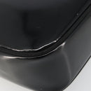 Salvatore Ferragamo Shoulder Bag Patent Leather Black Gold Auth BA13465-15