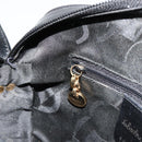 Salvatore Ferragamo Shoulder Bag Patent Leather Black Gold Auth BA13465-21