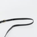 Salvatore Ferragamo Shoulder Bag Patent Leather Black Gold Auth BA13465-8