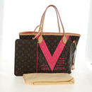 LOUIS VUITTON Monogram Neverfull MM Tote Bag Grenard M41602 LV Auth BA13466SAM-12