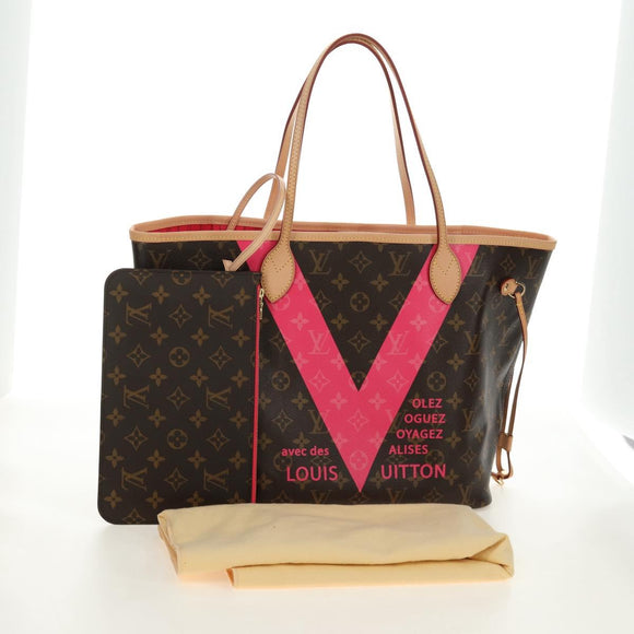 LOUIS VUITTON Monogram Neverfull MM Tote Bag Grenard M41602 LV Auth BA13466SAM