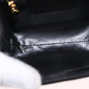 Salvatore Ferragamo Vara Ribbon Hand Bag Suede 2way Black Gold Auth BA13469-11