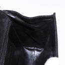 Salvatore Ferragamo Vara Ribbon Hand Bag Suede 2way Black Gold Auth BA13469-20