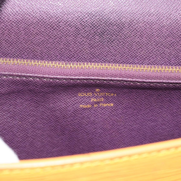 LOUIS VUITTON Epi Malesherbes Tas Tassili Geel Jonne M52379 LV Auth BA13470