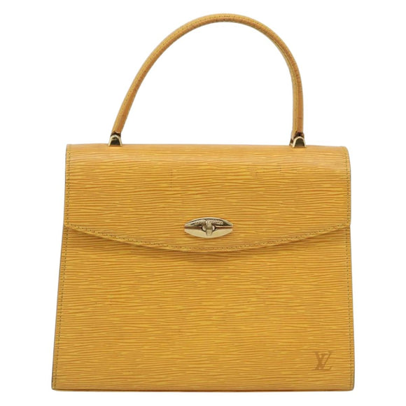 LOUIS VUITTON Epi Malesherbes Tas Tassili Geel Jonne M52379 LV Auth BA13470