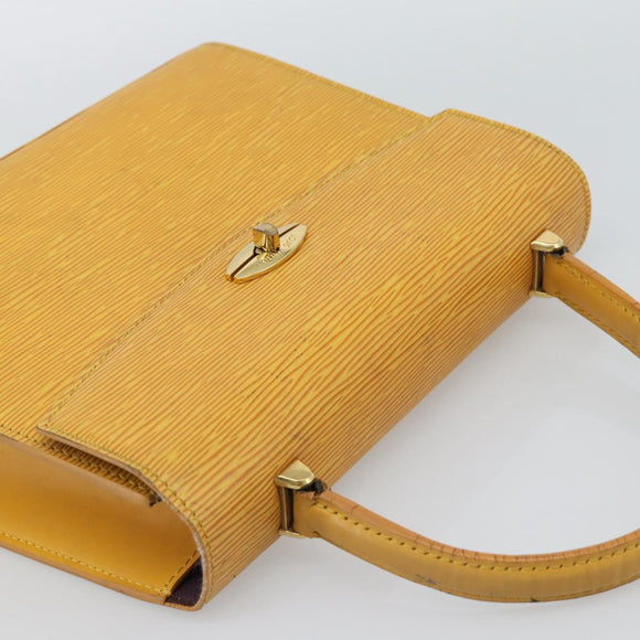 LOUIS VUITTON Epi Malesherbes Tas Tassili Geel Jonne M52379 LV Auth BA13470