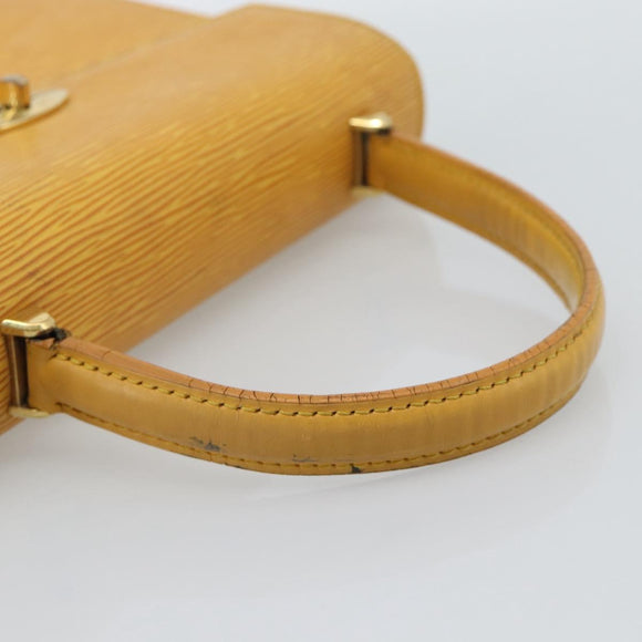 LOUIS VUITTON Epi Malesherbes Tas Tassili Geel Jonne M52379 LV Auth BA13470