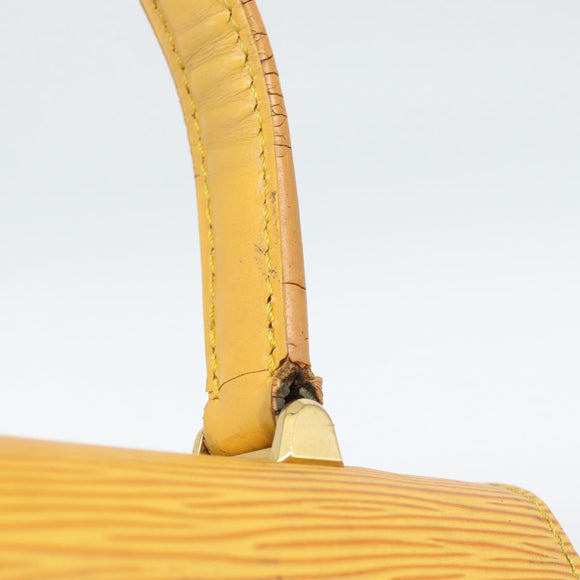 LOUIS VUITTON Epi Malesherbes Tas Tassili Geel Jonne M52379 LV Auth BA13470