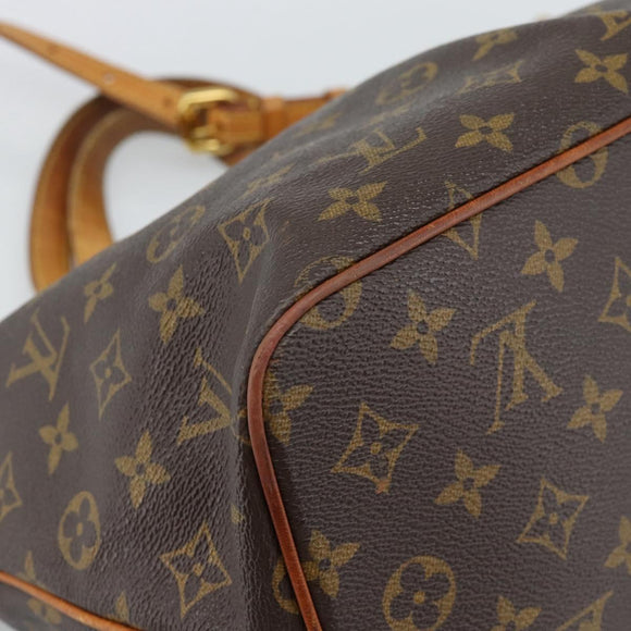 LOUIS VUITTON Monogram Palermo PM Tote Bag M40145 LV Auth BA13472