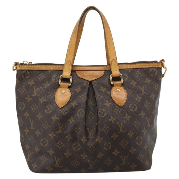 LOUIS VUITTON Monogram Palermo PM Tote Bag M40145 LV Auth BA13472