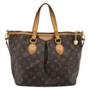 LOUIS VUITTON Monogram Palermo PM Tote Bag M40145 LV Auth BA13472-2