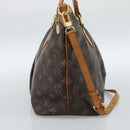 LOUIS VUITTON Monogram Palermo PM Tote Bag M40145 LV Auth BA13472-3