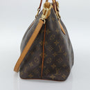 LOUIS VUITTON Monogram Palermo PM Tote Bag M40145 LV Auth BA13472-4
