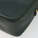 Salvatore Ferragamo Vala Shoulder Bag Leather Khaki Gold Auth BA13475-17