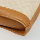 GUCCI Micro GG Supreme Shoulder Bag PVC White Gold 001 109 0579 Auth BA13477-15