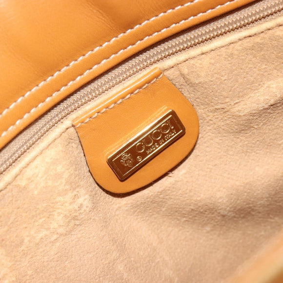 GUCCI Micro GG Supreme Shoulder Bag PVC White Gold 001 109 0579 Auth BA13477