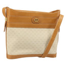 GUCCI Micro GG Supreme Shoulder Bag PVC White Gold 001 109 0579 Auth BA13477-1