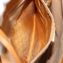 GUCCI Micro GG Supreme Shoulder Bag PVC White Gold 001 109 0579 Auth BA13477-21