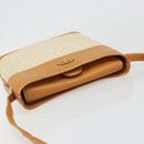 GUCCI Micro GG Supreme Shoulder Bag PVC White Gold 001 109 0579 Auth BA13477-6
