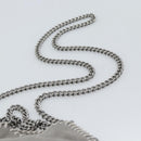 Stella MacCartney Falabella Bag Suede 2way Gray Silver 495150 Auth BA13479A-15