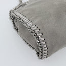 Stella MacCartney Falabella Bag Suede 2way Gray Silver 495150 Auth BA13479A-18