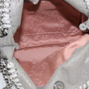 Stella MacCartney Falabella Bag Suede 2way Gray Silver 495150 Auth BA13479A-10