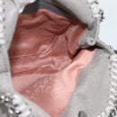 Stella MacCartney Falabella Bag Suede 2way Gray Silver 495150 Auth BA13479A-20